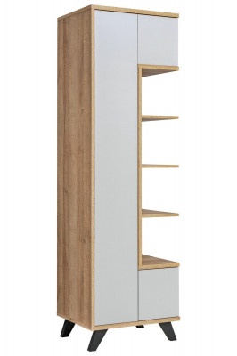 Étagère blanche Bibliothèque Salon de luxe Meuble en bois Design