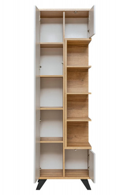 Étagère blanche Bibliothèque Salon de luxe Meuble en bois Design