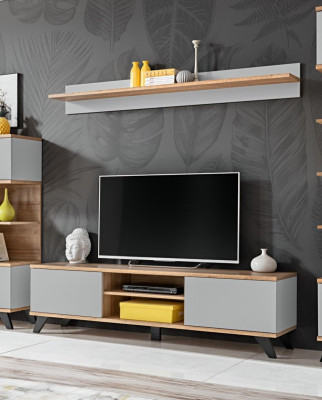 Séjour Suite de luxe TV Faible meuble Lowboard étagère moderne Meubles en bois de designer