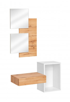 Portemanteau d'entrée Meuble Moderne Design Mural Mobilier en Bois Nouveau Hall
