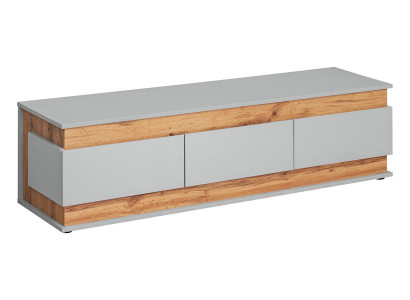 Meuble TV blanc de luxe de design moderne pour le salon, nouveau mobilier en bois bas.