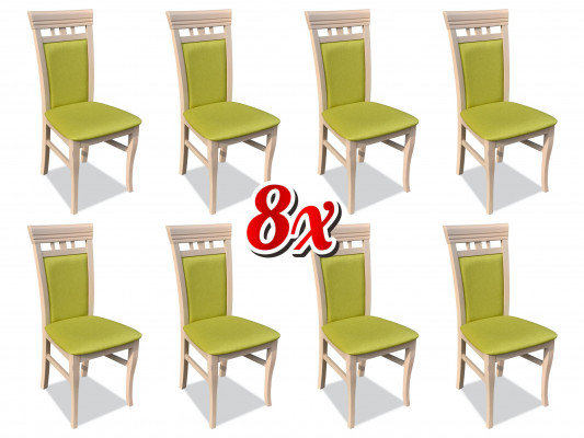 Salle à manger complète avec groupe de sièges, ensemble de chaises design, chaises 8x, suite de groupes neuve.