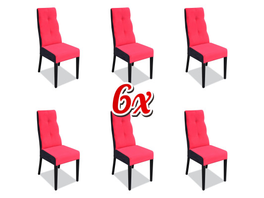 Salle à manger Chaise Suite Fauteuil Rembourrage Design 6 chaises Ensemble Groupe Fauteuil
