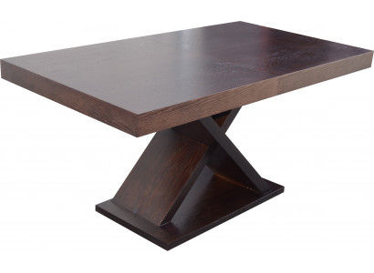 Table à manger extensible en bois avec un design, idéale pour la salle à manger ou le salon. Décoration en bois massif.