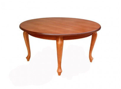 Table Table à manger Table en bois Table XXL Table de conférence Ronde Décoration S19 RAYON 150+50 CM