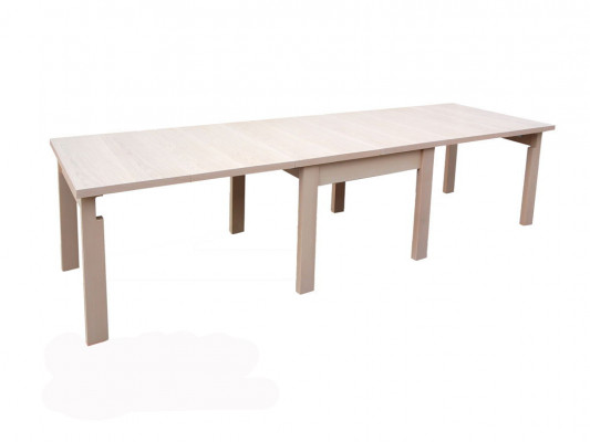 Table Table à manger Table en bois Table XXL Table de conférence 90X90cm Extensible 90X290cm