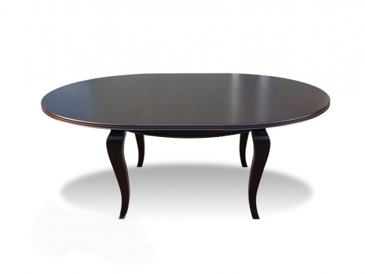 Table Table à manger Table en bois Table XXL Table de conférence S27 Rayon 150+50 CM
