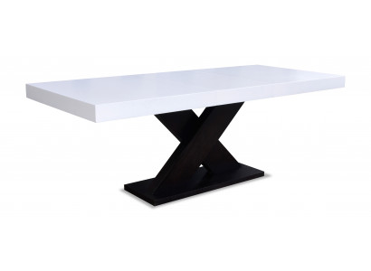 Table en bois design extensible pour la salle à manger ou le salon. Tables en bois massif.