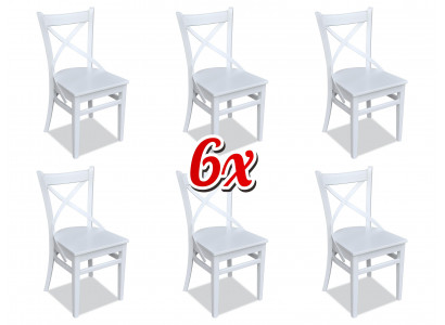 Suite mobilier en bois Ensemble de salle à manger Ensemble de salle à manger 6x Ensemble de chaises Chaises neuves