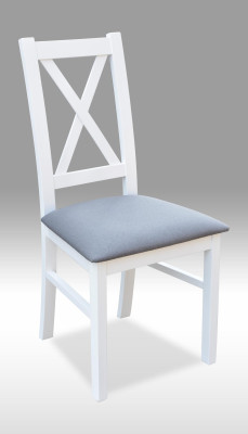 Ensemble de chaises en bois et textile 6x, chaises de salle à manger, chaises design en bois massif pour salle à manger.
