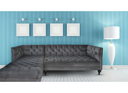 Tissu de canapé Tissu de canapé Canapé Tissu d'ameublement Suite de designer Canapé Gris Canapés