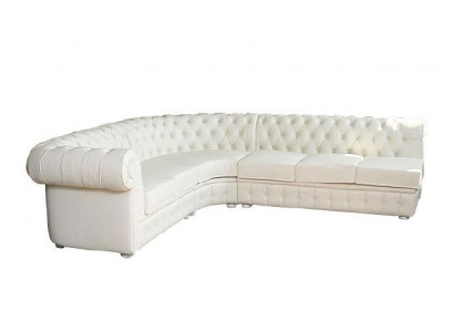 canapé d'angle canapé Chesterfield canapé en cuir rembourrage canapé d'angle suite canapé classique