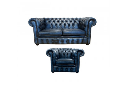 Canapé Chesterfield en cuir d'ameublement Décor textile canapé 2+1 en tissu d'ameublement