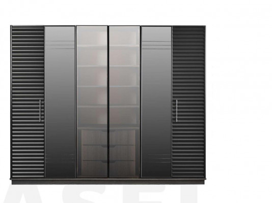 Armoire noire Armoires de luxe Armoire de chambre Mobilier en bois