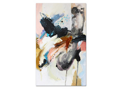 Image abstraite moderne Image à l'huile Peinture sur toile Véritable artisanat artisanal Peintures à l'huile