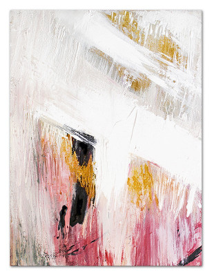 Image abstraite Cadre en bois fait à la main Peinture à l'huile 110 x 150 cm Nouvelles peintures à l'huile
