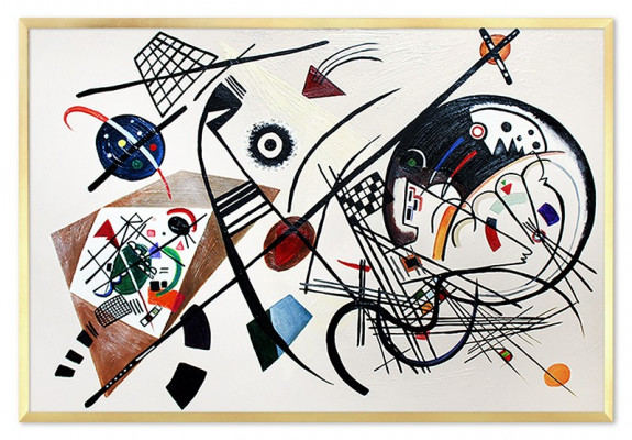 Image abstraite Image réelle Cadre fait main Peinture à l'huile Images 63x93cm Photos à l'huile