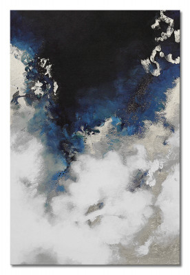 Image abstraite Image d'artisanat réel Cadre Peinture à l'huile 60x90cm Peintures à l'huile Noires