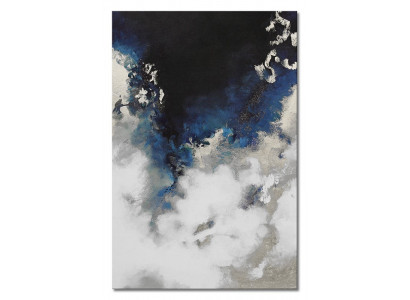 Image abstraite Image d'artisanat réel Cadre Peinture à l'huile 60x90cm Peintures à l'huile Noires