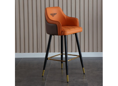 Chaise de bar orange design Un Fauteuil Lounge 1 place Moderne Nouveau