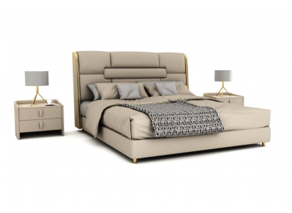Chambre Mobilier Lit Designer Cadre en bois Lit double Lits modernes