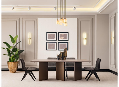 Ensemble de salle à manger, dinette Mobilier de salle à manger Table à manger Salle à manger 7 pièces Bois Gris