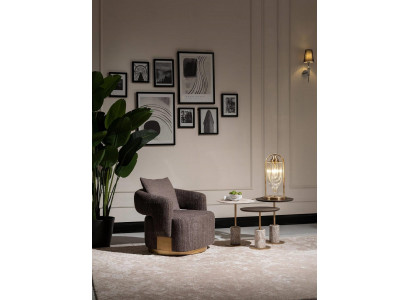 Complet e Living room Armchair Side tables 4pcs Fabric Gray Wood Modern -> Complète Salon Fauteuil Tables basses 4pcs Tissu Gris Bois Moderne