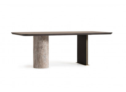 Table à manger Table de salle à manger Table Salle à manger Bois Marron 220 cm Moderne