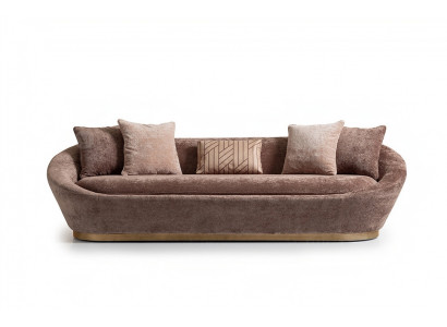 Canapé trois places Canapé trois places en tissu beige Canapé rembourré en tissu de luxe