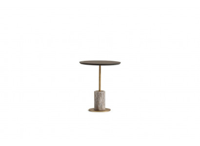Table d'appoint Table basse Table de canapé Table basse en bois marron Ronde Table