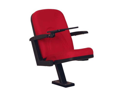Chaise rembourrée en rouge, design 1 place 1 place moderne, fauteuil de cinéma de luxe théâtre