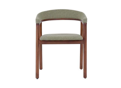 Chaise de salle à manger grise Design Chaise en bois Siège simple Rembourrage Chaise 1 place