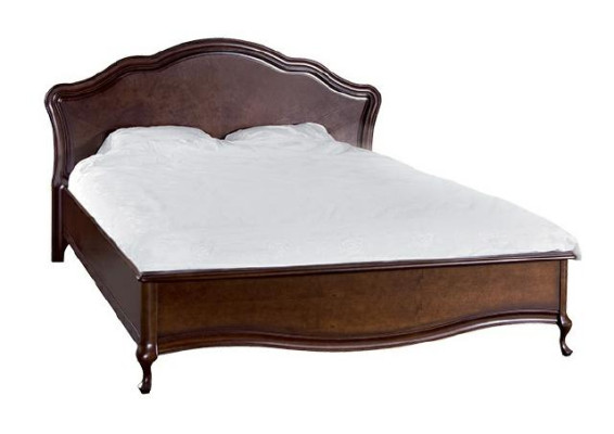 Lit classique Lit double Lit en cuir Chippendale Chambre à coucher Verona V