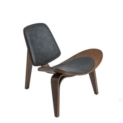 Fauteuil Salon Moderne Chaise en Bois Conception Siège Design Nouveaux Meubles