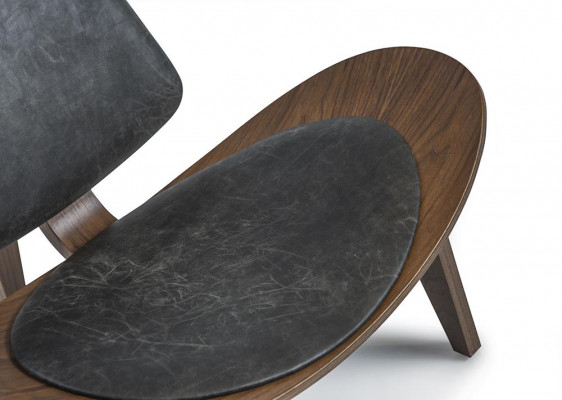 Fauteuil Salon Moderne Chaise en Bois Conception Siège Design Nouveaux Meubles
