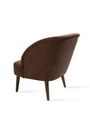 Moderne Sessel in Braun Polstermöbel Wohnzimmer Designausstattung neu