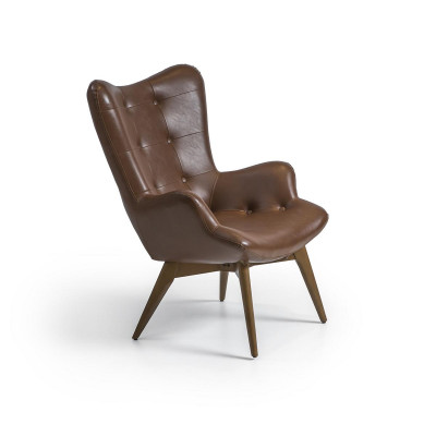 Fauteuil marron Luxe Meubles rembourrés Salon nouvel Ameublement Design Moderne