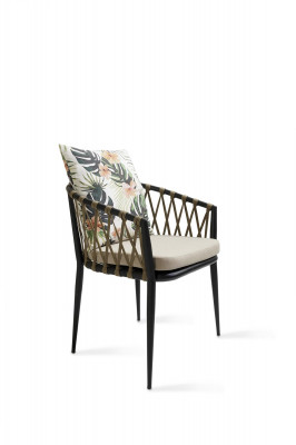 Chaise design avec accoudoirs de luxe, nouvelle chaise design avec accoudoirs.