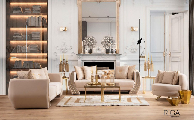 Fauteuil de luxe Rembourrage Mobilier Salon Fauteuil une place Textile Salon Restaurant