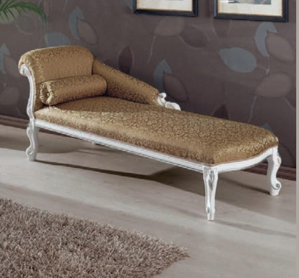 Chaise longue de luxe en tissu Art déco confortable