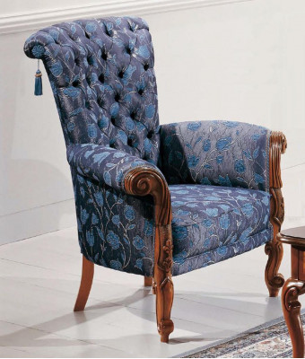 Fauteuil Italie Canapé Revêtement Textile Conception Rembourrage Siège Rembourré 1 Place Canapés 1 Série