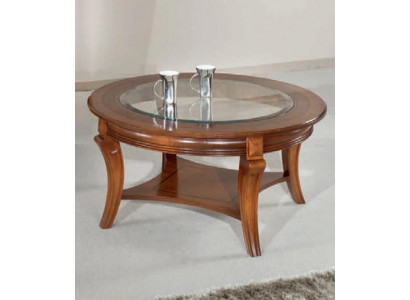Table basse table en bois table de design tables de meubles italiens table en verre table ronde marron
