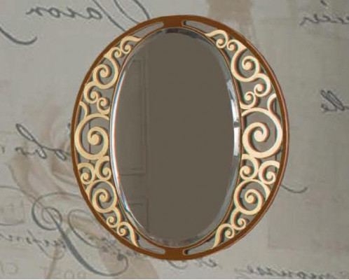 Classique r Design Miroir Miroir mural italien Support en bois Mur Italie nouveau
