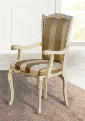 Chaise modèle classique 1 fauteuil Fauteuil en bois meubles italiens neufs