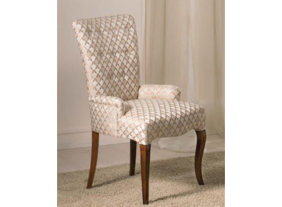 Fauteuil Chaise rembourrée Accoudoir Fauteuil luxueux Chaise Chaises Salon Salle à manger
