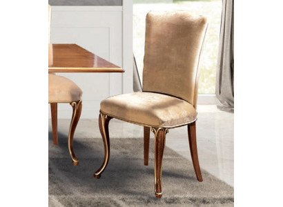 Chaise Bois Italien Mobilier Salle à manger Chaises Design de Luxe Fauteuil Bois Massif