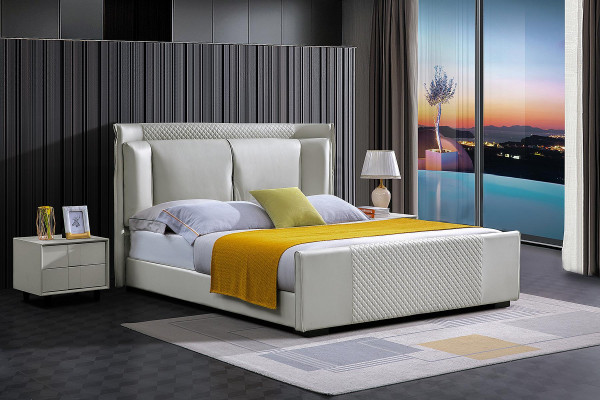 Lit rembourré Lits Lit Rembourrage Designer Hôtel Double Luxe Design Décoratif