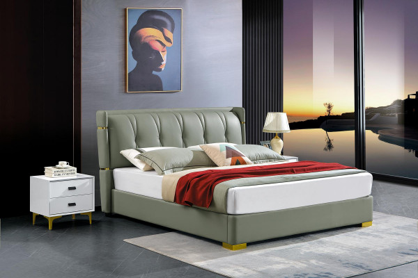 Chambre Lit en bois Vrai lit Lits Hôtel 180x200 Bois massif