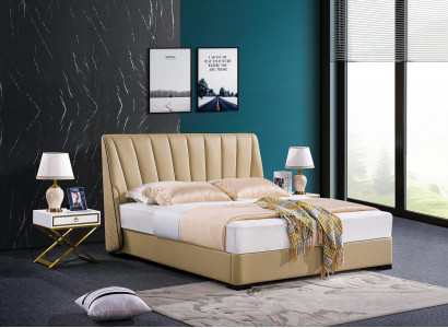 Lit double Chambre Lits Meubles de luxe Lit double Hôtel Ameublement