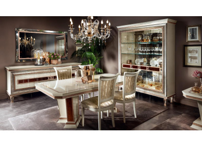 Table à manger 4x chaises Vitrine Commode 8 pièces. Salle à manger Set Groupe Suite Table nouvelle